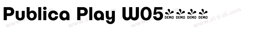Publica Play W05字体转换